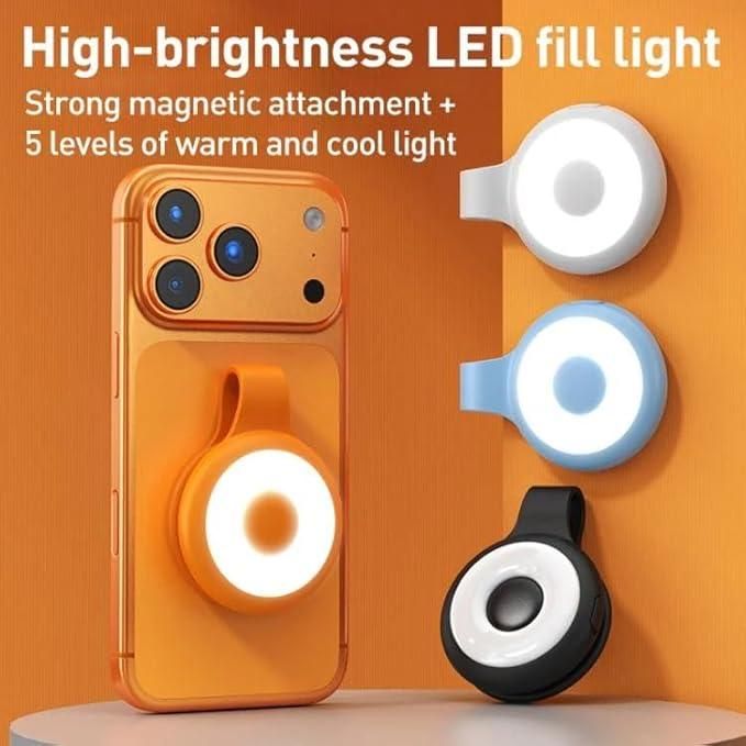 Mini Magnetic LED Ring Light - Portable Selfie & Video Light
